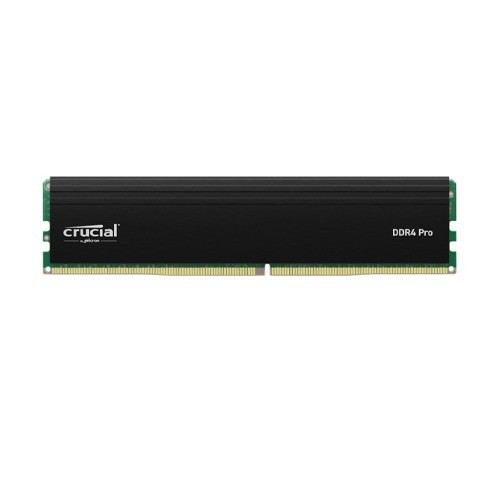 Crucial 16GB DDR4 Pro 3200MHz UDIMM Heatsink (Black) Desktop RAM #CP16G4DFRA32A