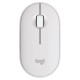 Logitech M350S PEBBLE Mouse 2 Multi-Device Bluetooth Mouse, Tonal White
