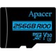 Apacer 256GB microSDXC UHS-I U3 V30 R100 Memory Card (AP256GMCSX10U7-RAGC)