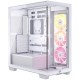 CORSAIR 3500X ARGB Mid-Tower Glass PC Case - White, CC-9011279-WW