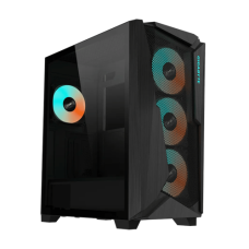 Gigabyte C301 GLASS Mid Tower Black (Tempered Glass Side Window) ATX Gaming Desktop Case